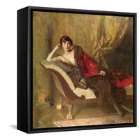 Countess Michael Karolyi, Reclining in a Divan, 1918-John Quincy Adams-Framed Stretched Canvas