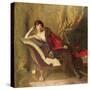 Countess Michael Karolyi, Reclining in a Divan, 1918-John Quincy Adams-Stretched Canvas