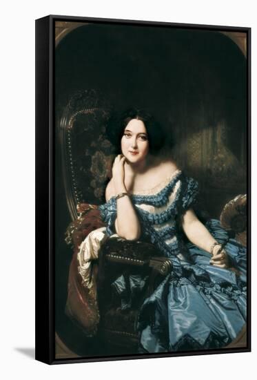 Countess of Vilches-Federico de Madrazo y Kuntz-Framed Stretched Canvas