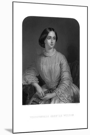 Countess of Wilton-J Edgell Collins-Mounted Giclee Print