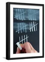 Counting Days by Drawing Sticks-Yastremska-Framed Photographic Print