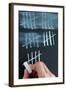 Counting Days by Drawing Sticks-Yastremska-Framed Photographic Print