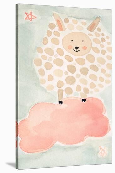 Counting Sheep No. 1-Natalie Timbrook-Stretched Canvas