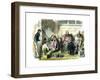 Counting the Compensation Money for the Murder of Mr Richardson, Japan, 1863-null-Framed Giclee Print