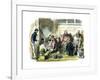 Counting the Compensation Money for the Murder of Mr Richardson, Japan, 1863-null-Framed Giclee Print