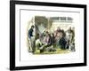 Counting the Compensation Money for the Murder of Mr Richardson, Japan, 1863-null-Framed Giclee Print