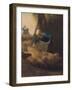 Counting the Flock, 1847-49-Jean-Francois Millet-Framed Giclee Print