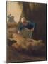 Counting the Flock, 1847-49-Jean-Francois Millet-Mounted Giclee Print