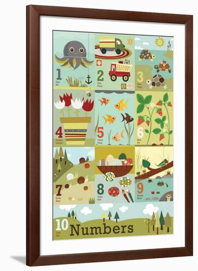 Counting to Ten-Jenn Ski-Framed Art Print