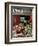 "Country Auction," Saturday Evening Post Cover, August 5, 1944-John Falter-Framed Giclee Print