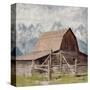Country Barn-Denise Brown-Stretched Canvas