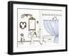 Country Bath 1-Debbie McMaster-Framed Giclee Print