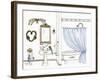 Country Bath 1-Debbie McMaster-Framed Giclee Print