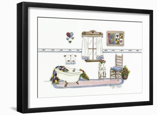 Country Bath 2-Debbie McMaster-Framed Premium Giclee Print