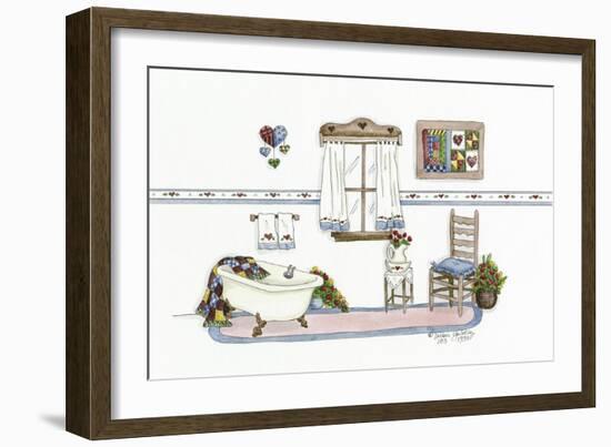 Country Bath 2-Debbie McMaster-Framed Giclee Print