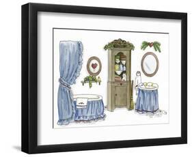 Country Bath 3-Debbie McMaster-Framed Giclee Print