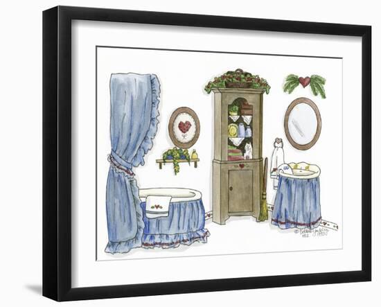 Country Bath 3-Debbie McMaster-Framed Giclee Print