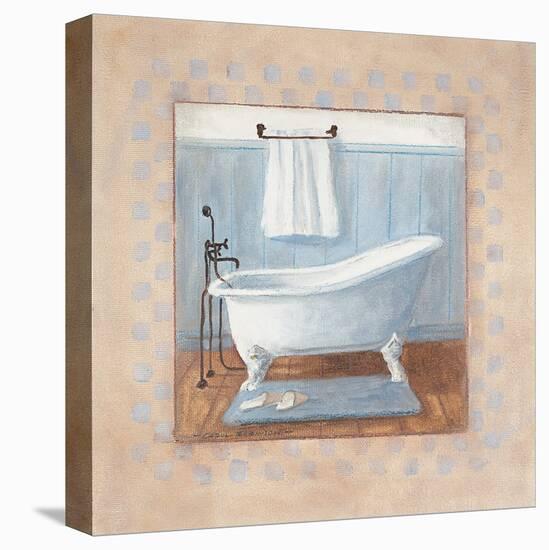 Country Bath I-Carol Robinson-Stretched Canvas