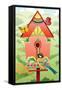 Country Birdhouse-Julie Goonan-Framed Stretched Canvas