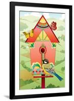 Country Birdhouse-Julie Goonan-Framed Giclee Print