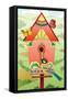 Country Birdhouse-Julie Goonan-Framed Stretched Canvas