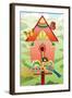 Country Birdhouse-Julie Goonan-Framed Giclee Print