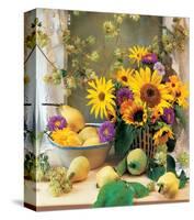 Country Bouquet-null-Stretched Canvas