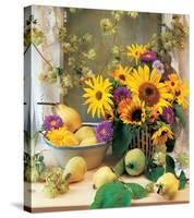 Country Bouquet-null-Stretched Canvas