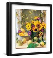 Country Bouquet-null-Framed Art Print