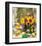 Country Bouquet-null-Framed Art Print