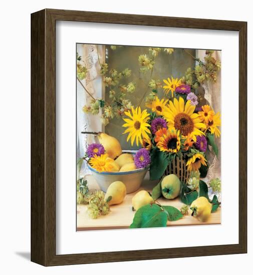 Country Bouquet-null-Framed Art Print