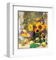 Country Bouquet-null-Framed Art Print