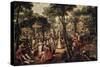 Country Celebration, 1563 (Painting)-Joachim Beuckelaer or Bueckelaer-Stretched Canvas