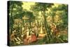 Country Celebration, 1563-Joachim Beuckelaer-Stretched Canvas