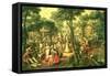 Country Celebration, 1563-Joachim Beuckelaer-Framed Stretched Canvas