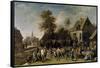 Country Celebration, 1647-David Teniers the Younger-Framed Stretched Canvas