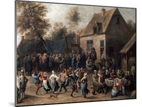 Country Celebration-David Teniers the Younger-Mounted Giclee Print