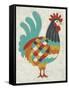 Country Chickens I-Chariklia Zarris-Framed Stretched Canvas