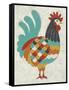 Country Chickens I-Chariklia Zarris-Framed Stretched Canvas