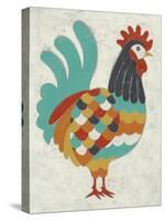 Country Chickens I-Chariklia Zarris-Stretched Canvas