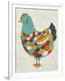 Country Chickens II-Chariklia Zarris-Framed Art Print