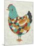 Country Chickens II-Chariklia Zarris-Mounted Art Print