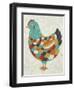 Country Chickens II-Chariklia Zarris-Framed Art Print