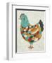 Country Chickens II-Chariklia Zarris-Framed Art Print