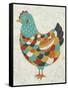 Country Chickens II-Chariklia Zarris-Framed Stretched Canvas