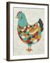 Country Chickens II-Chariklia Zarris-Framed Art Print