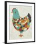 Country Chickens II-Chariklia Zarris-Framed Art Print