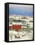 Country Christmas-Bill Bell-Framed Stretched Canvas