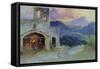 Country Church Near Cava, Ca 1857-Giacinto Gigante-Framed Stretched Canvas