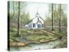 Country Church-Sherry Masters-Stretched Canvas